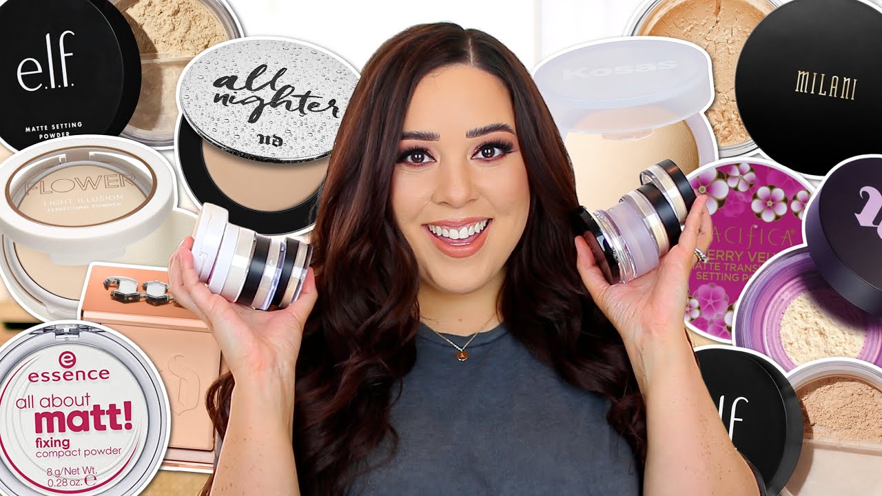 BEST & WORST SETTING POWDERS FOR OILY SKIN 2021! DRUGSTORE AND HIGH END