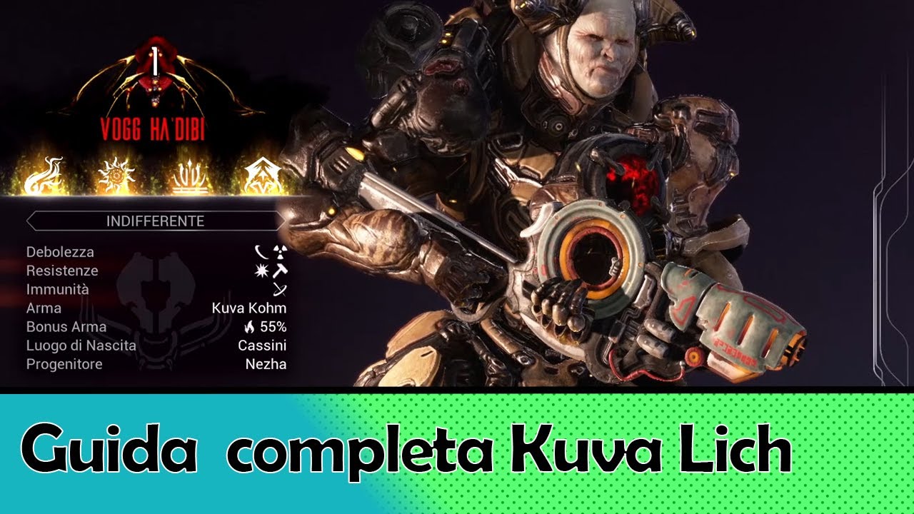 [Warframe] Guida COMPLETA ai Kuva Lich / Creazione / Fusione armi / Curiosità