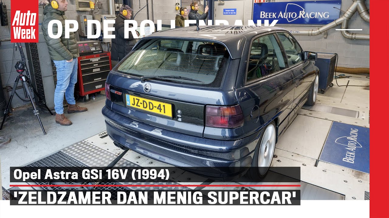 Opel Astra GSi 16V (1994) - Op de rollenbank
