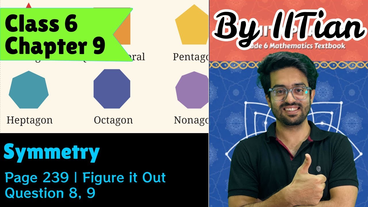 Question 8, 9 | Page 239 | Figure it Out | Class 6 Maths | Chapter 9 Symmetry | Ganita Prakash