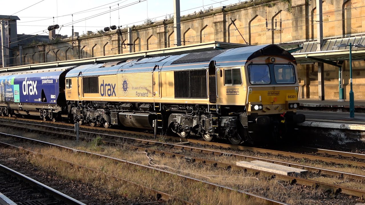 A Golden Loco comes to Carlisle. Only time a Drax train will visit? Plus 43s, 47, 57s 31 July 24