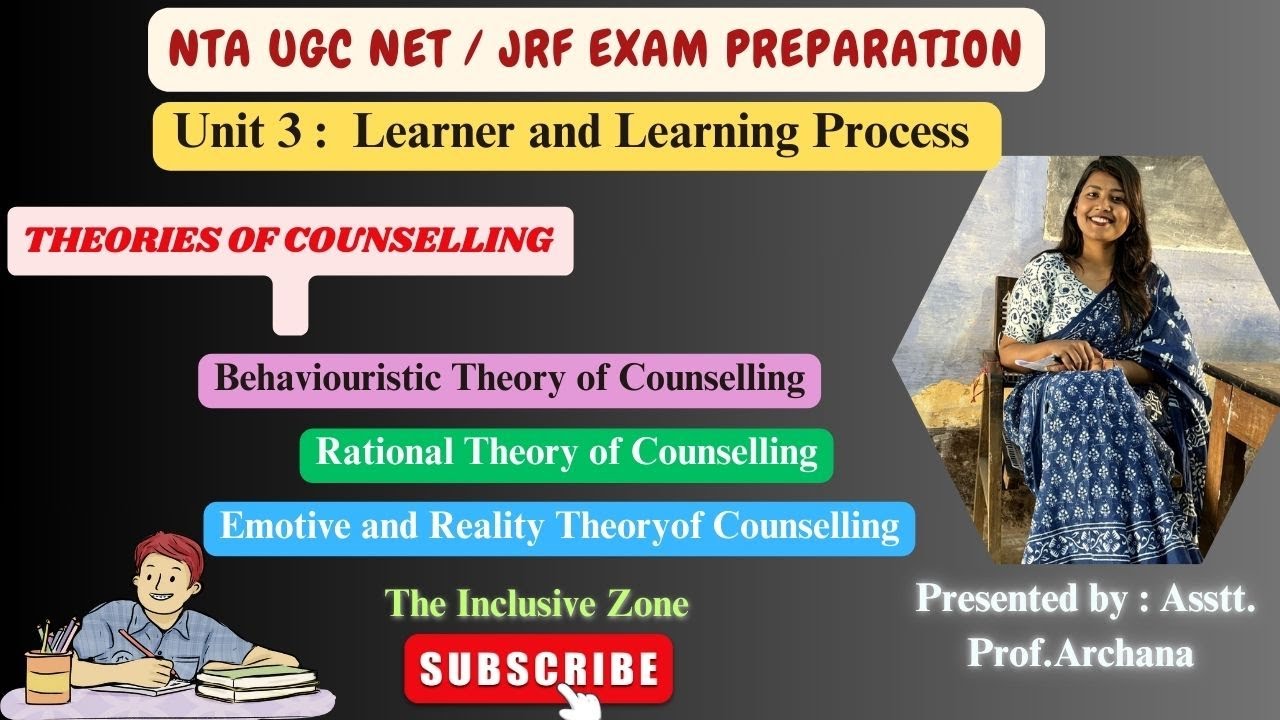 Theories of counselling |  REBT & Reality Theory | Emotive Theory | Education | NET/ JRF|