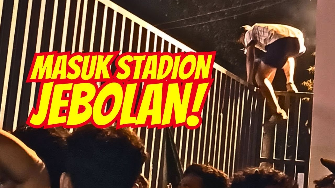 Pertama Kali JEBOLAN! Masuk Stadion Tanpa Tiket