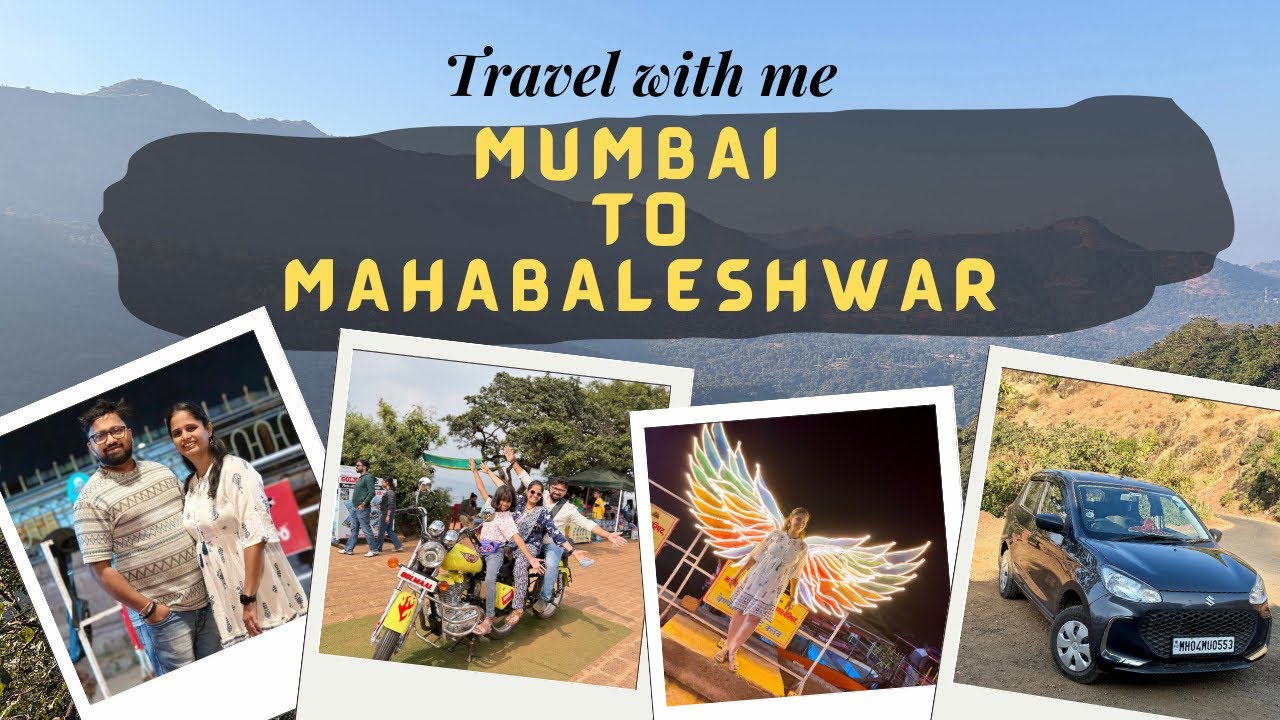 Day 1| Mumbai to Mahabaleshwar Road Trip 🚗 | Family Trip Vlog | Marathi