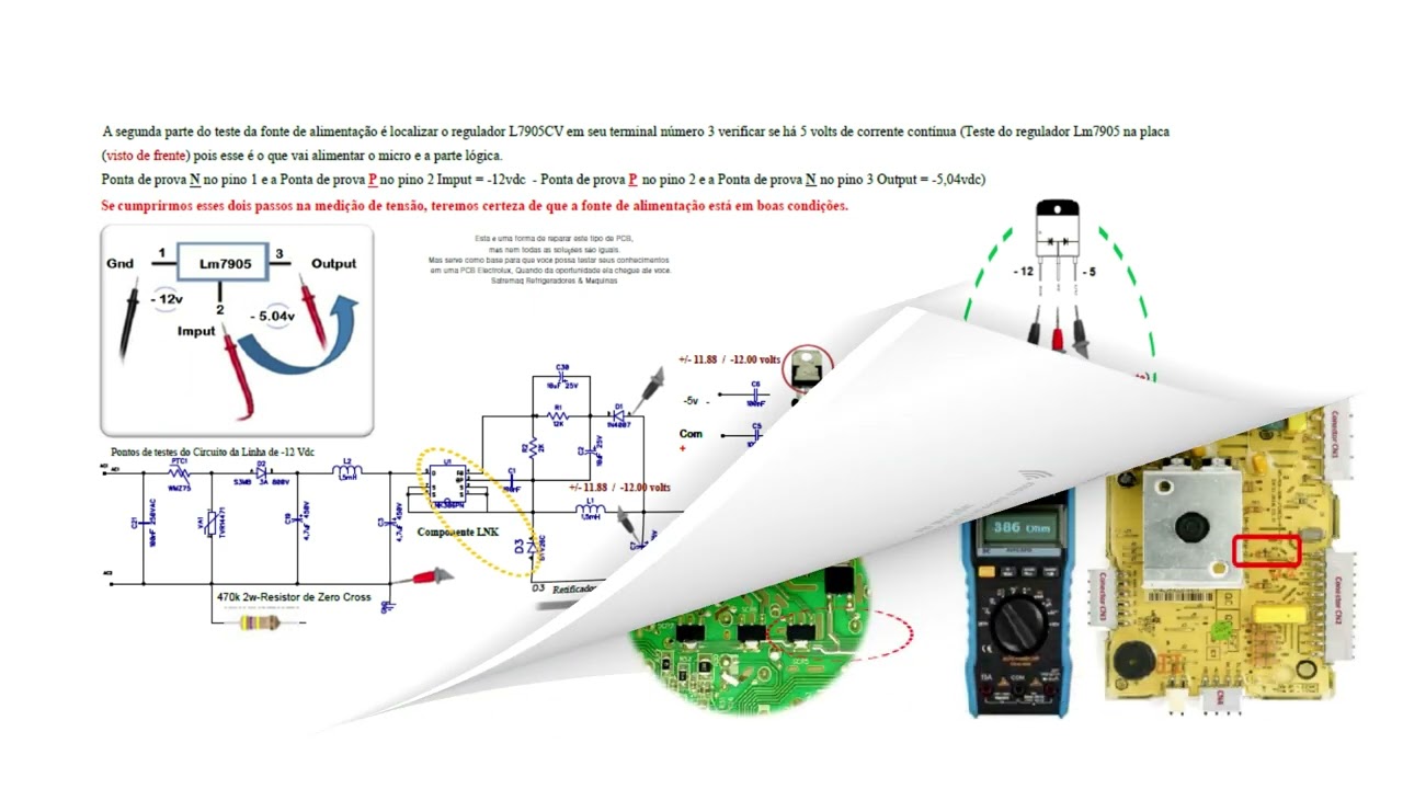 Apostilas PCI Máquinas Electrolux (Circuito impresso e seu funcionamento em PDF)..