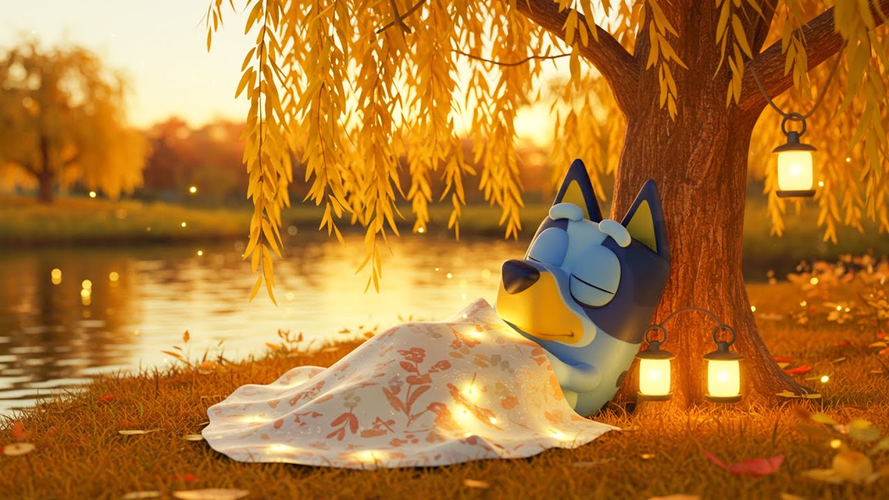 Уютный осенний сон с Bluey 🍁 Фортепианная музыка для сна от Bluey 🍂 Расслабляющие фортепианные ри...