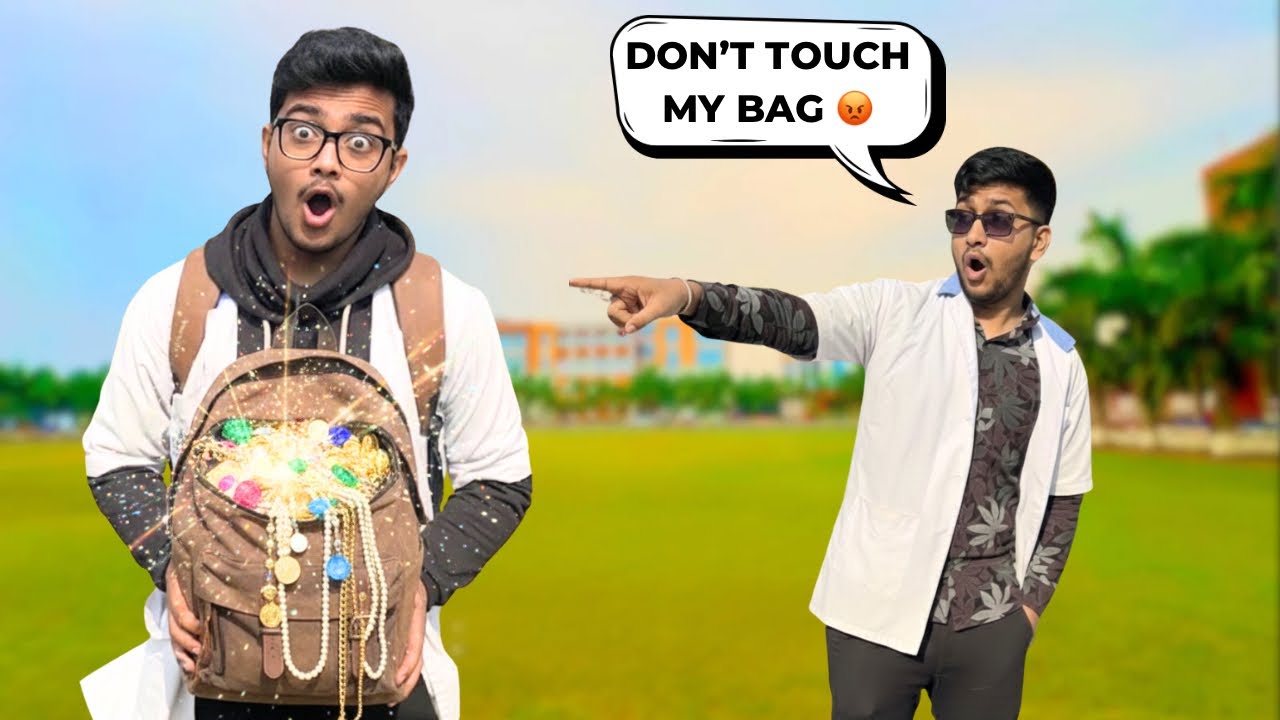 What’s Inside the bag of an MBBS ? 🎒 | Asking randomly to see their surprising reactions