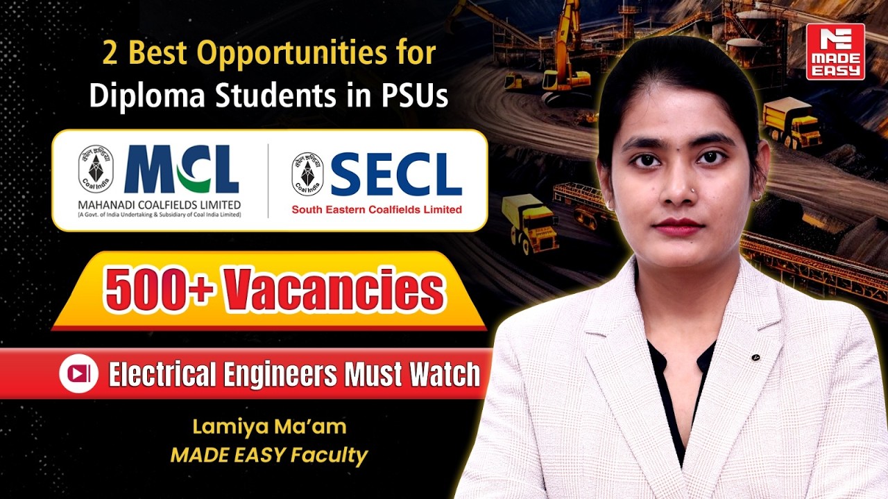 Best PSU Jobs 2026 | 500+ Vacancies in MCL & SECL | Apply Now!