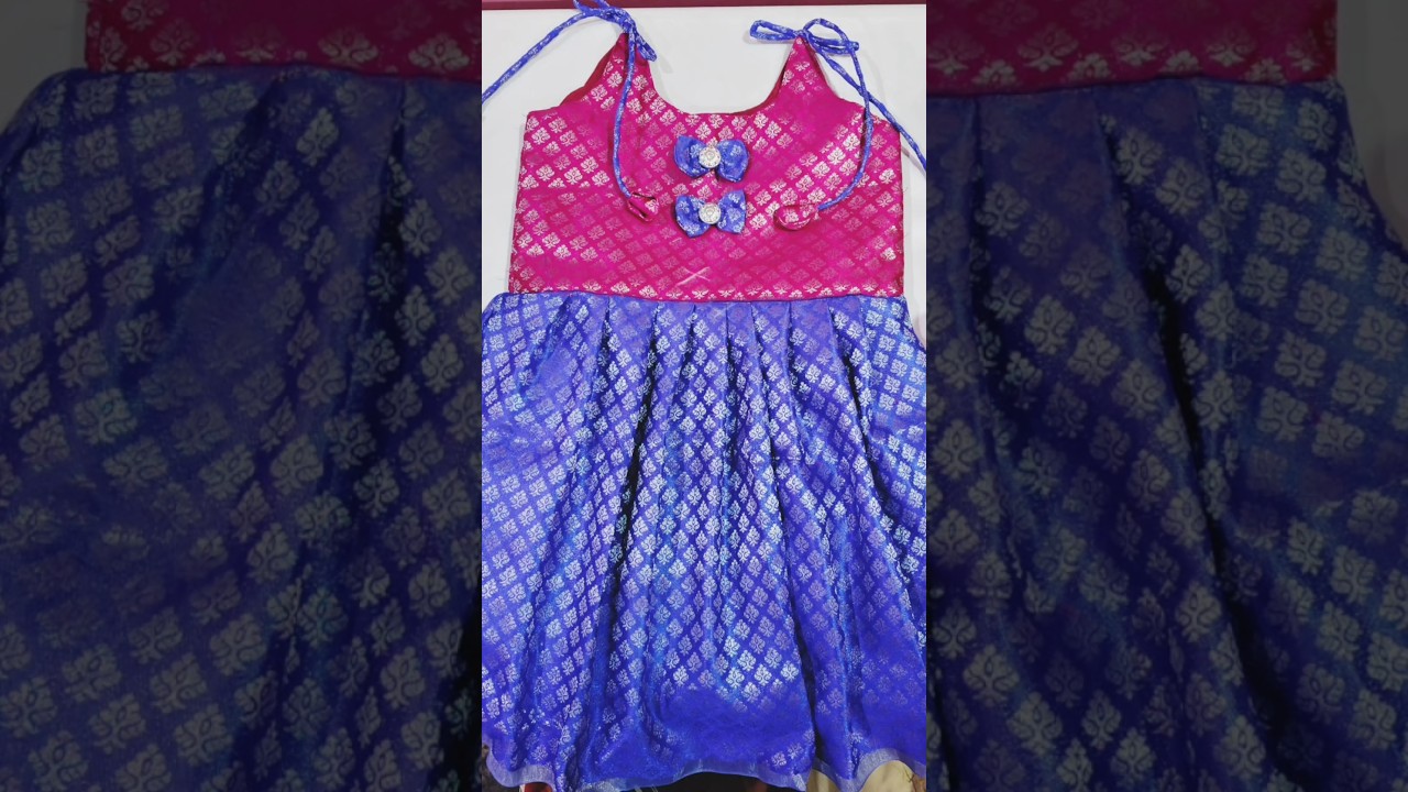 small baby frock cutting and stitching 
