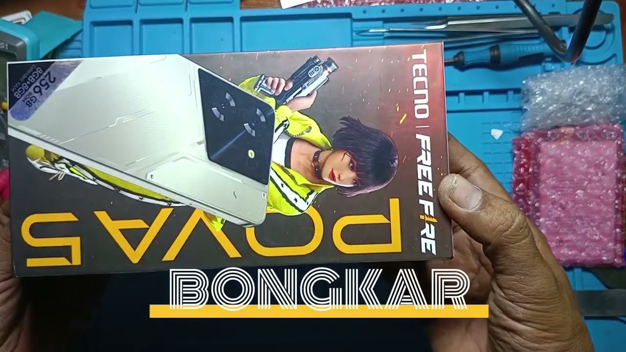 Tutorial Cara Bongkar Tecno Pova 5 LH7N Teardown Disassembly Repair Video Review