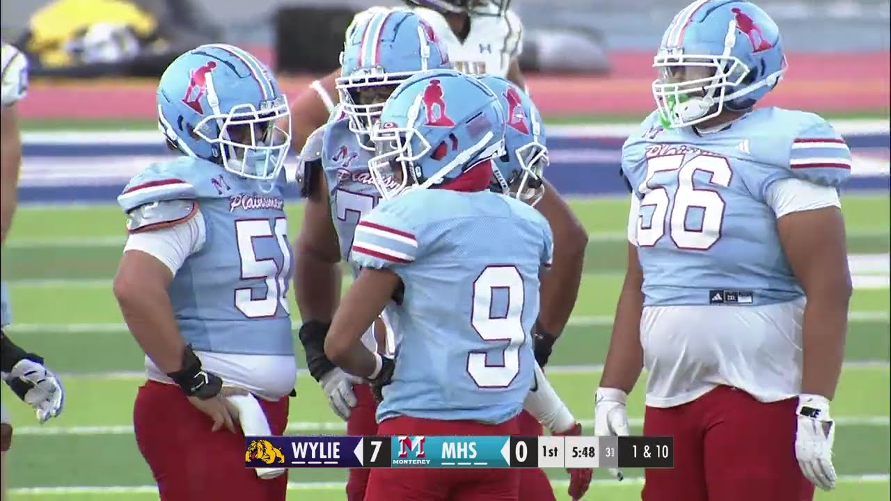 Lubbock Monterey hosts Abilene Wylie Football 2025