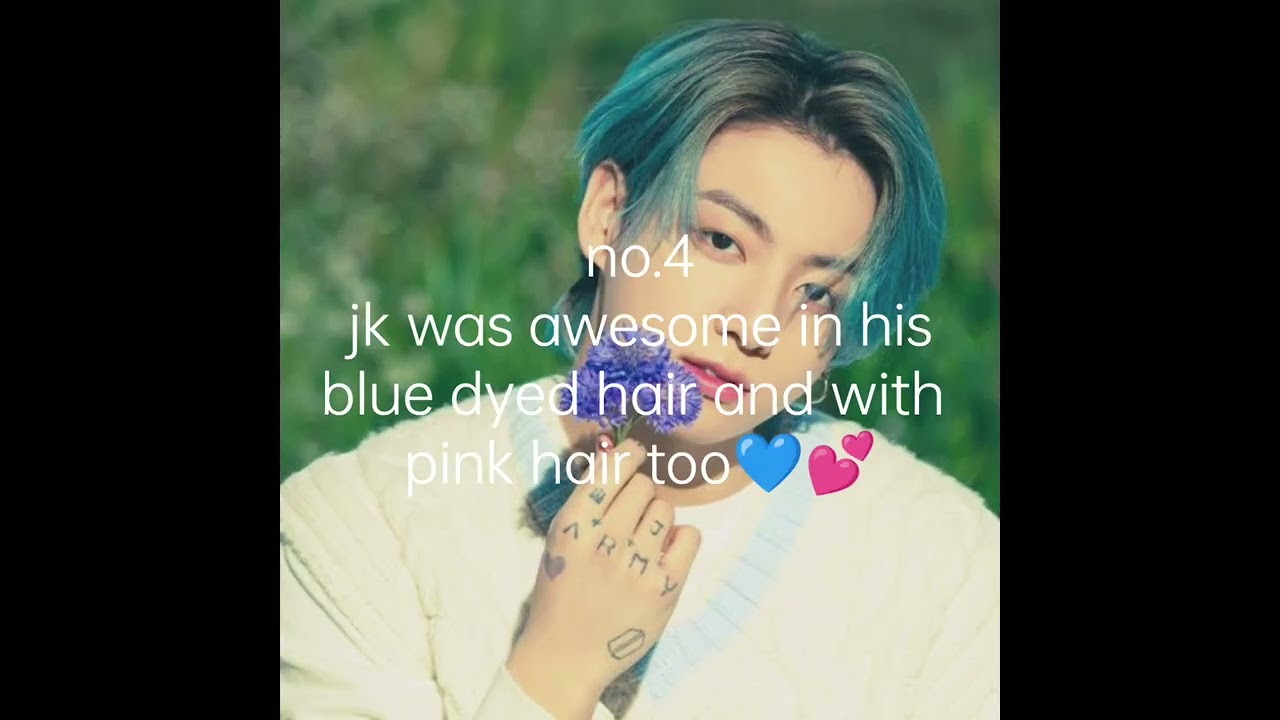 hair colours of BTS members