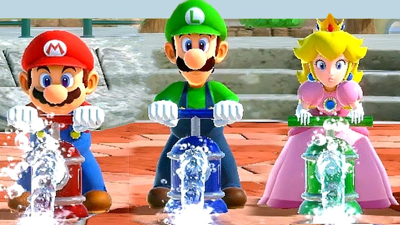 Super Mario Party - All Goofy & Fun Mini Games in Mariothon Toadette Cup