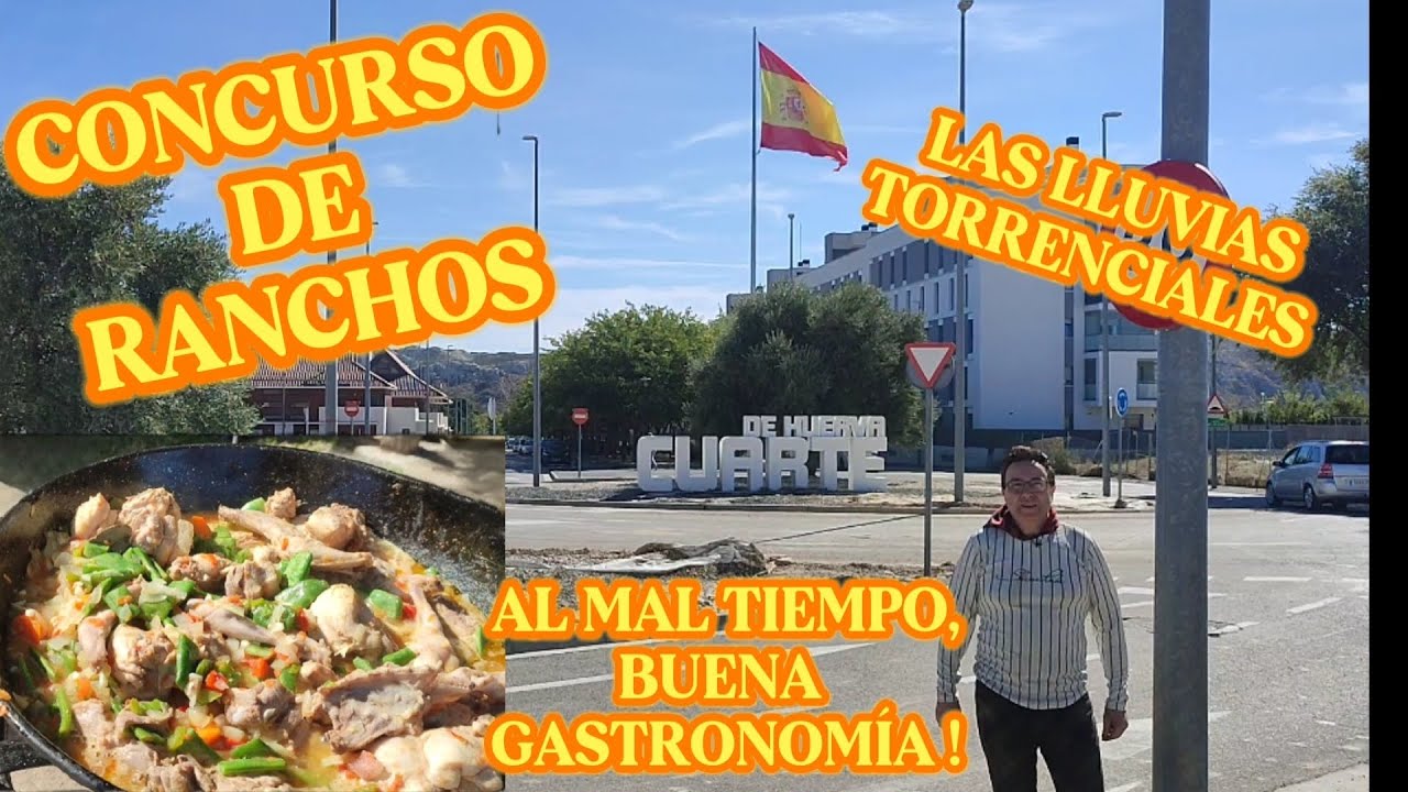 CONCURSO De RANCHOS En CUARTE DE HUERVA UNA SEMANA DESPUES DE LAS INUNDACIONES FIESTAS DEL PILAR 