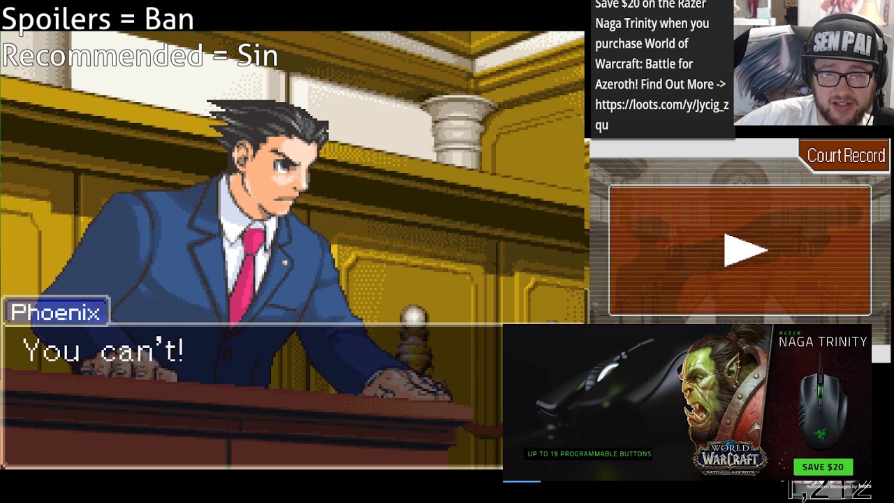 【ACE ATTORNEY STREAM】【#17】🤔🔨ACE ATTORNEY HYPE🔨🤔