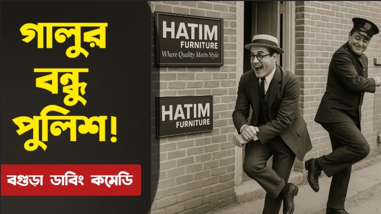 পুলিশ হইলো বন্ধু, গালুর কপালে বাঁশ! | অস্থির বগুড়া ডাবিং কমেডি | Bogura Dubbing | Galu Comedy