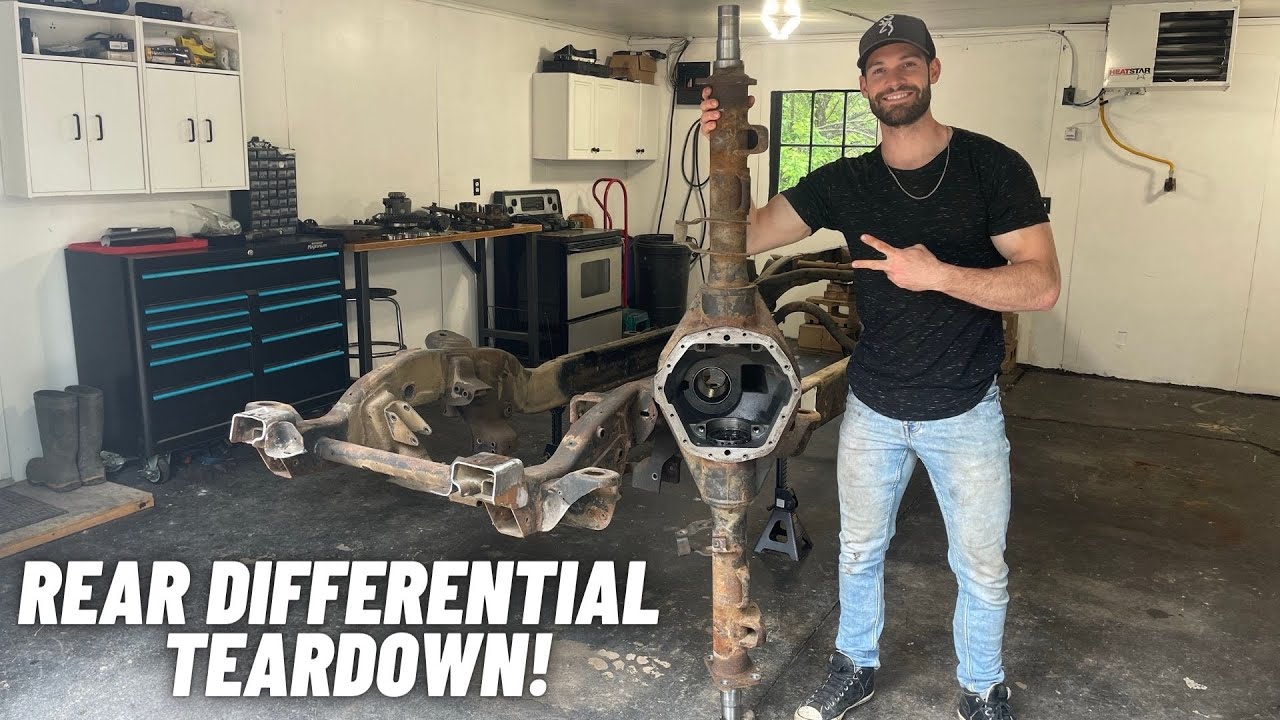 BUILDING A LBZ DURAMAX SEMA TRUCK IN MY GARAGE | PT 5 | REAR DIFFERENTIAL TEARDOWN
