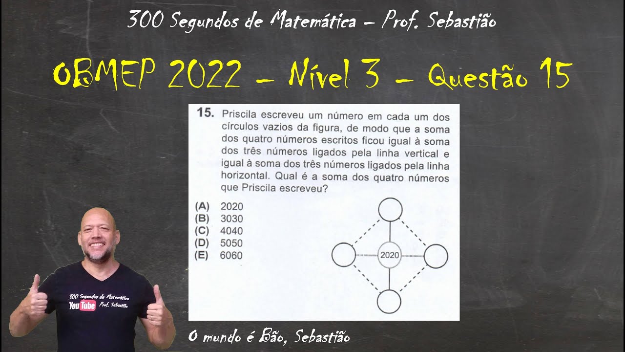 OBMEP 2022 - Nível 3 - Questão 15 - Números de Priscila