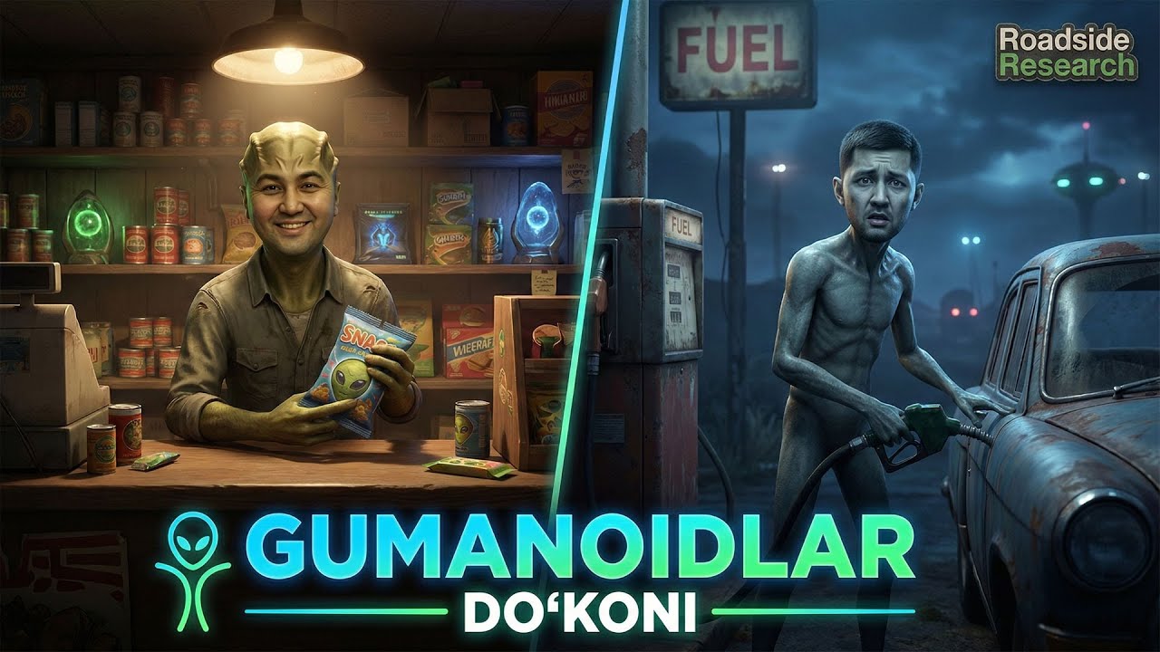 👽GUMANOIDLAR DO'KONI — ROADSIDE RESEARCH #1