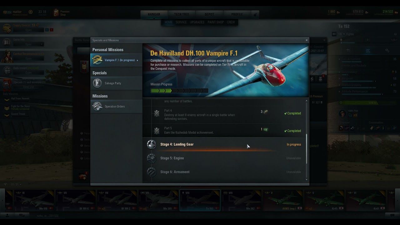 World of Warplanes  Get Kozhedub Medal by Ta152 戰機世界