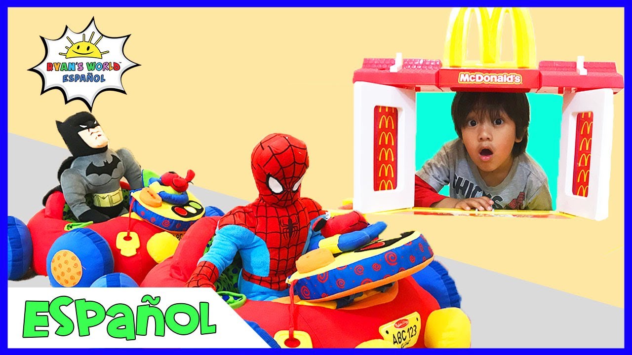 McDonald's Drive Thru Pretend Play Food Toys para niños con Happy Meal Surprise
