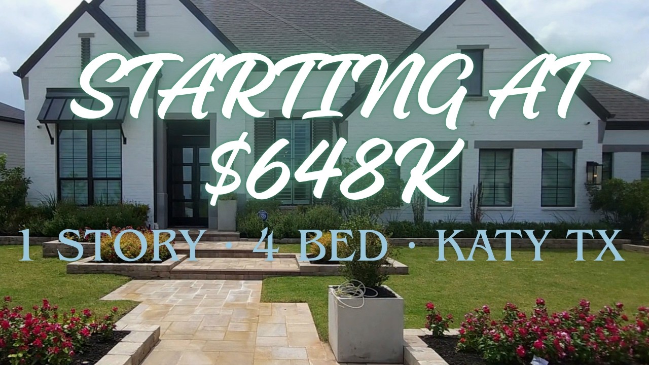 1 Story New Construction Starting at $648,990 | 4 Bed 4.5 Bath Home Tour in GRANGE Katy TX