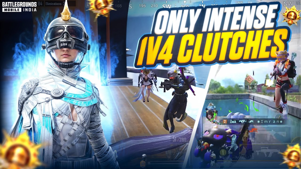 ONLY INTENSE 1v4 CLUTCHES with BIXI Op 🔥 Fastest Solo vs Squad Clutches In Conqueror Lobby | BGMI