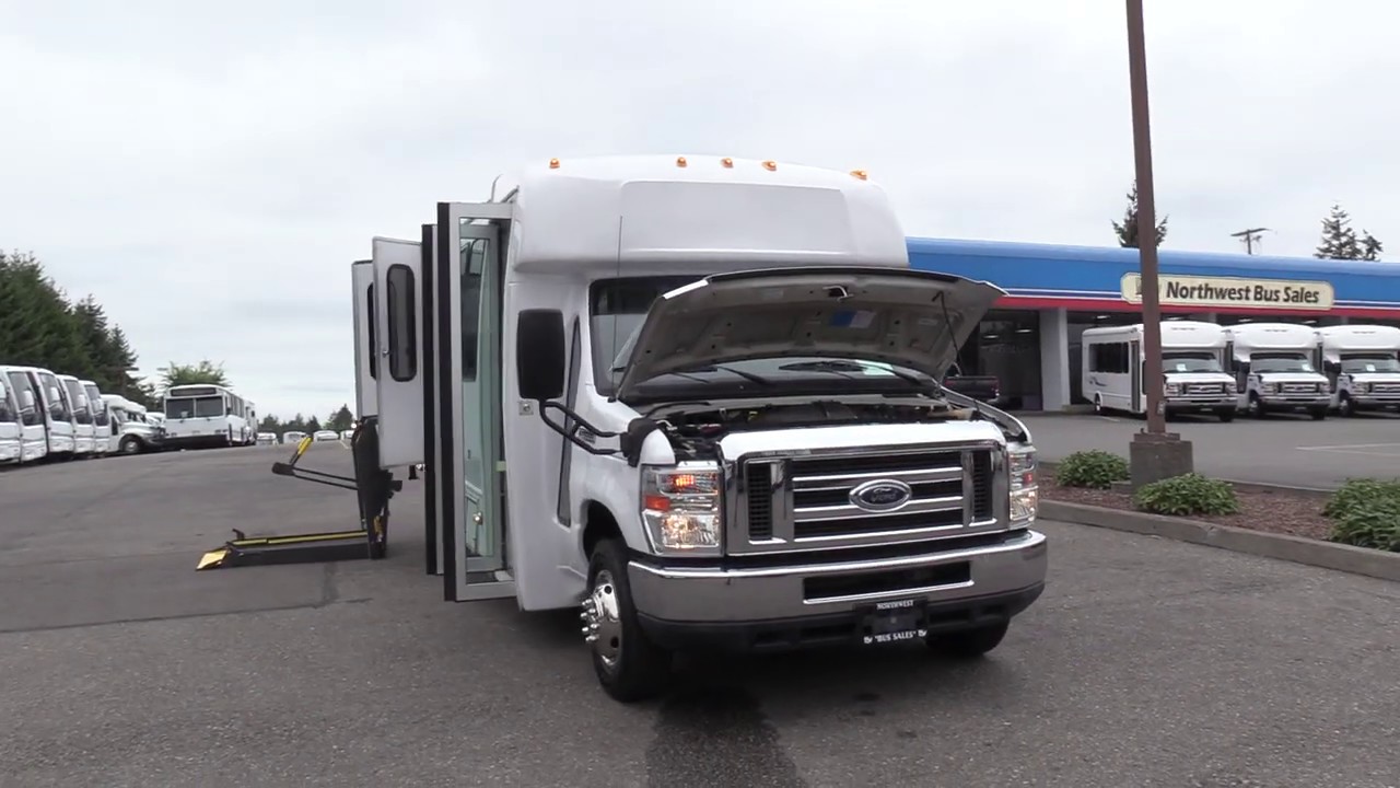 2012 Ford Elkhart 12 Passenger + 2 Wheelchair Shuttle Bus - S94366