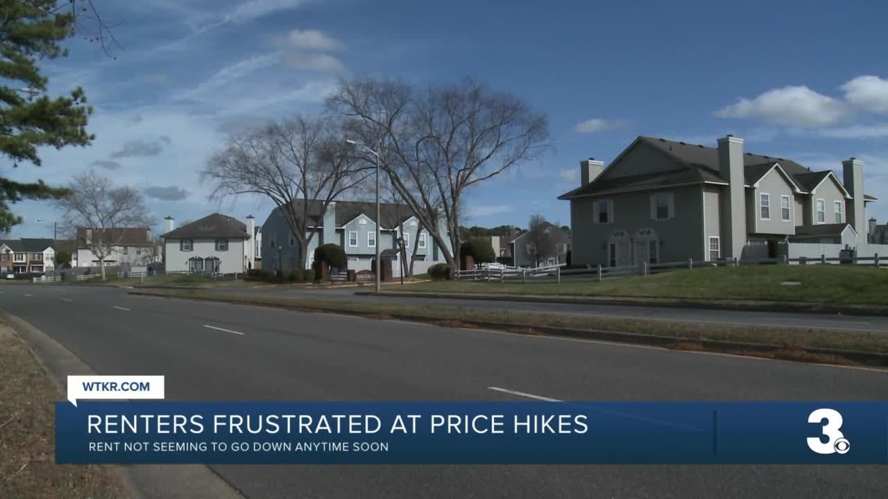 Renters frustrated at price hikes