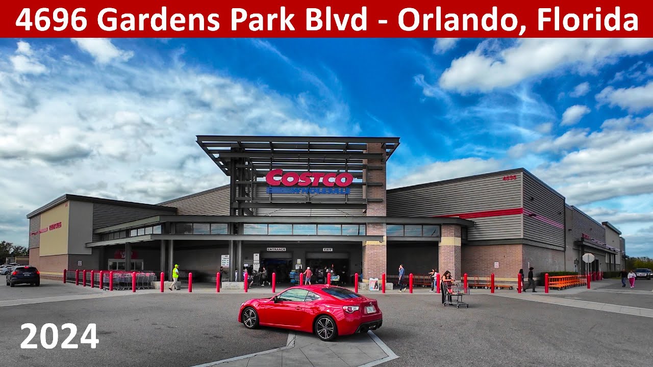 Costco Wholesale по адресу 4696 Gardens Park Blvd в Орландо, Флорида — магазин-склад 1235