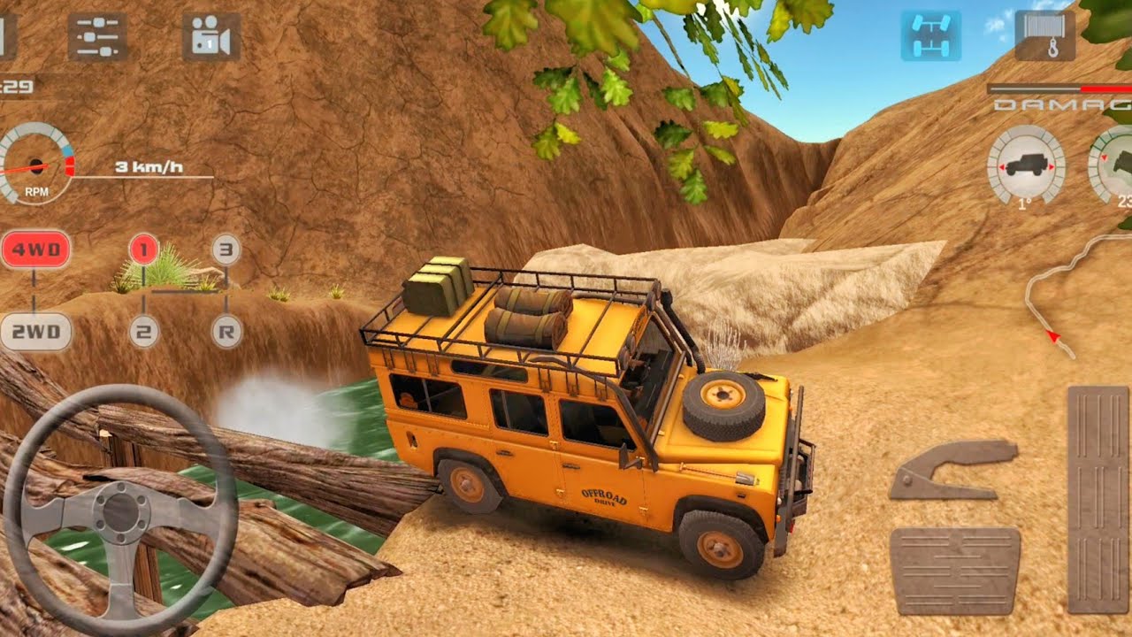 Offroad Drive Pro Gameplay - Realistic 4&times;4 Offroad Car Driving - Android Gameplay