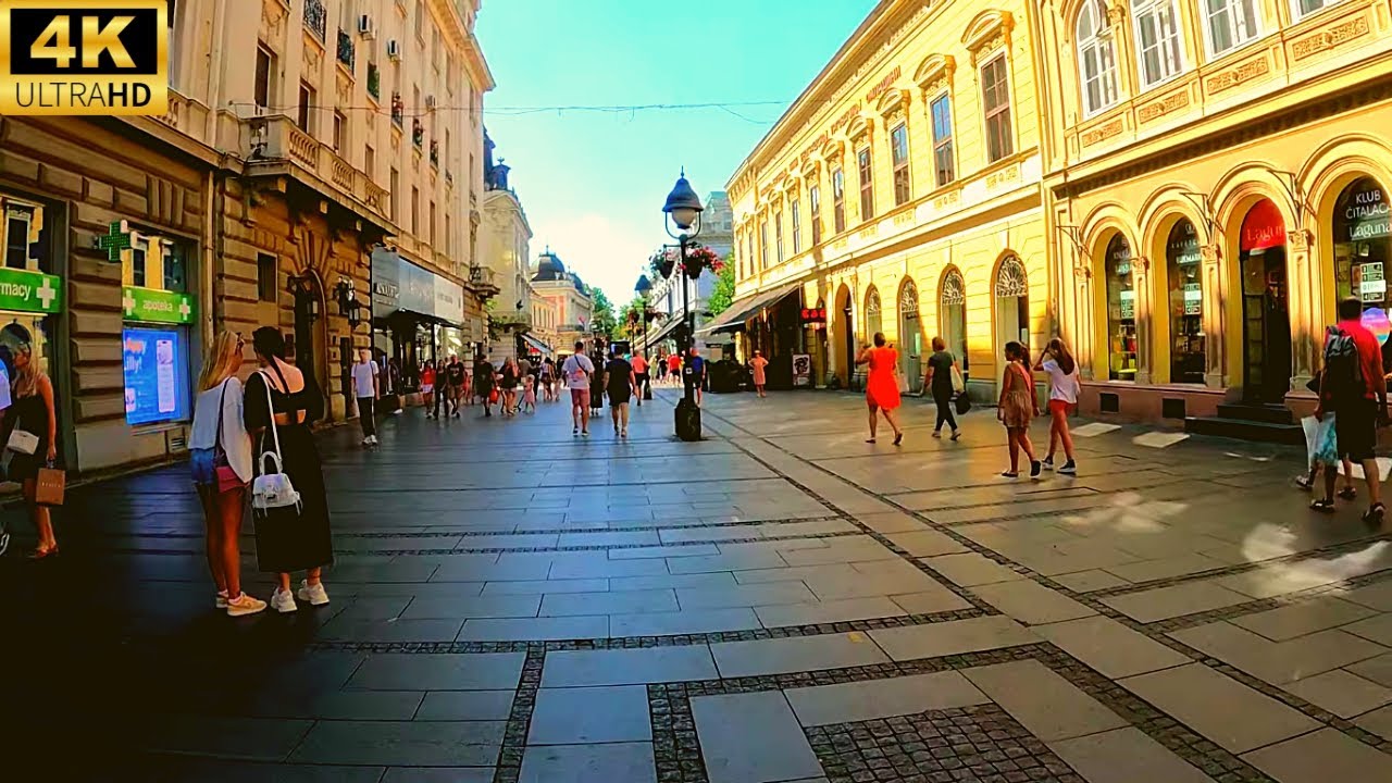 Belgrade Serbia 🇷🇸 : A Walk Through Beautiful Downtown | 4k ASMR | 2023 #2