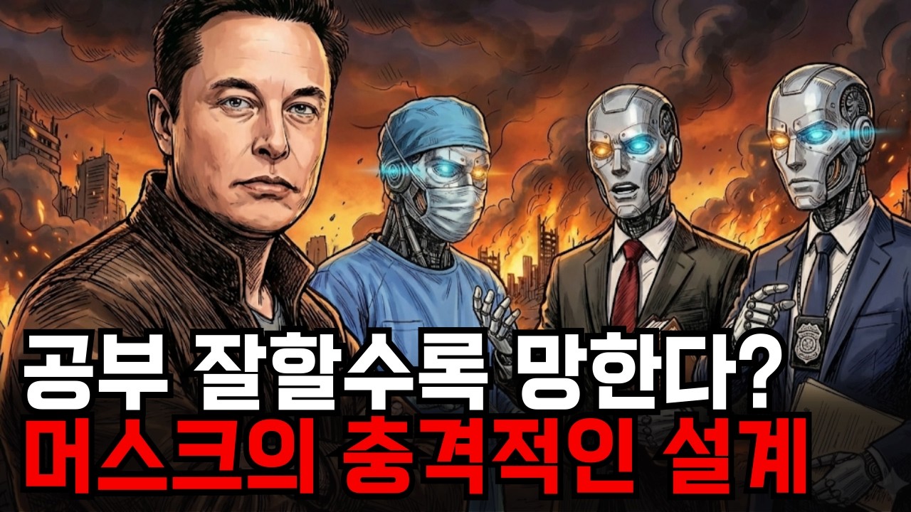2026년, 일론 머스크가 예고한 '지능 대폭발' 이후 살아남는 법은?