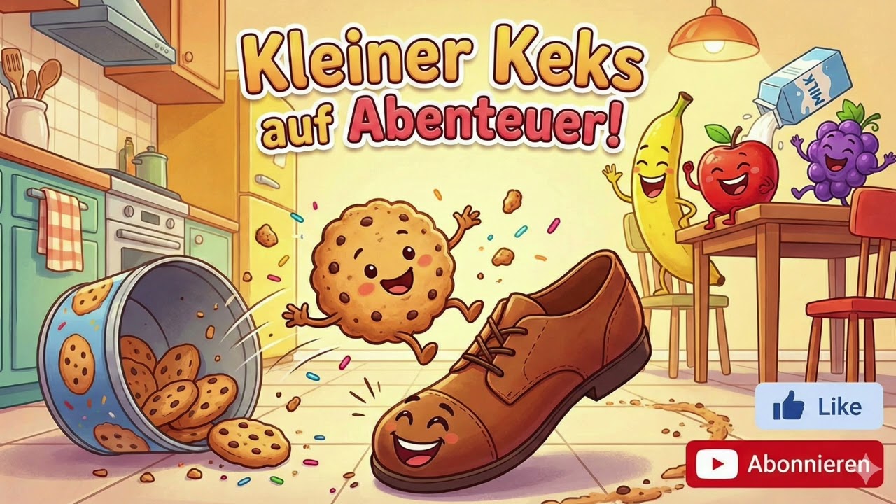 Kleiner Keks auf Abenteuer 🍪 | Lustiges Kinderlied | Mitmachlied für Kinder