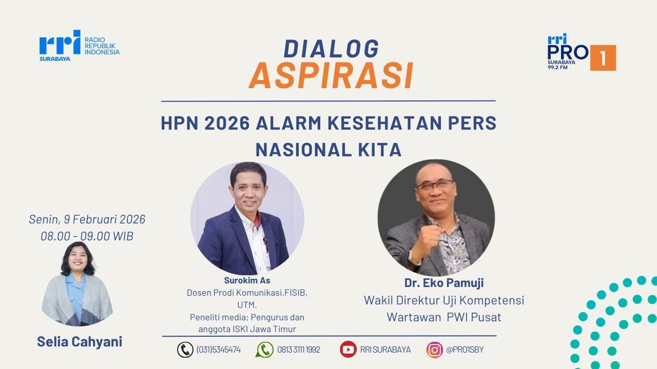 📌 Dialog Aspirasi || HPN 2026 Alarm Kesehatan Pers Nasional Kita