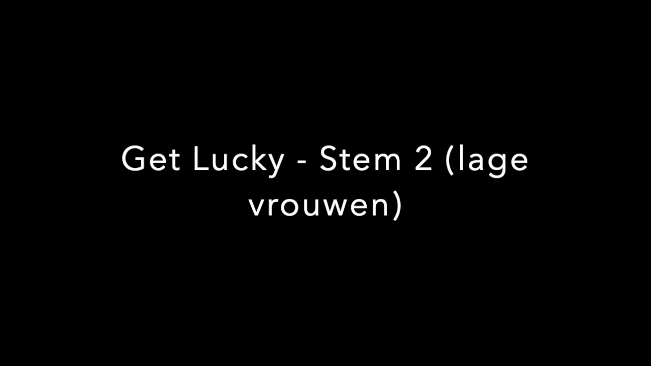 Get Lucky 3 stemmig