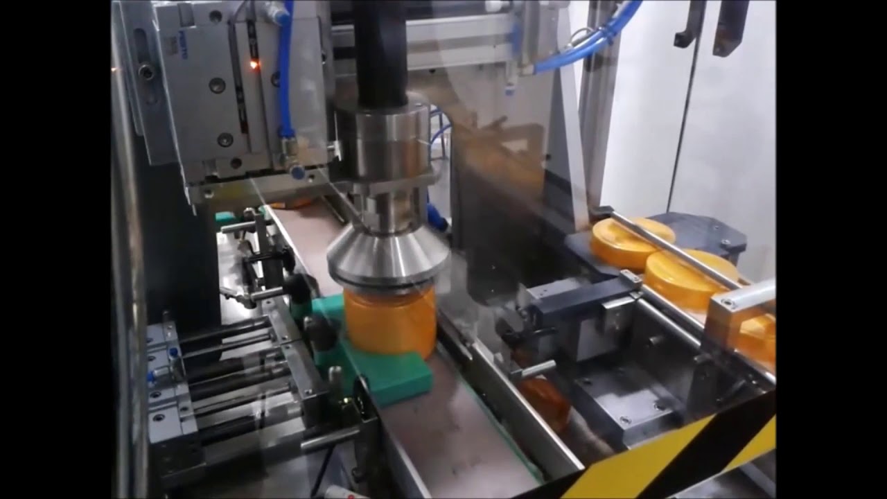 MONOBLOCK DE LLENADO ,TAPADO Y TERMO-SELLADO DE TARROS DE CREMAS