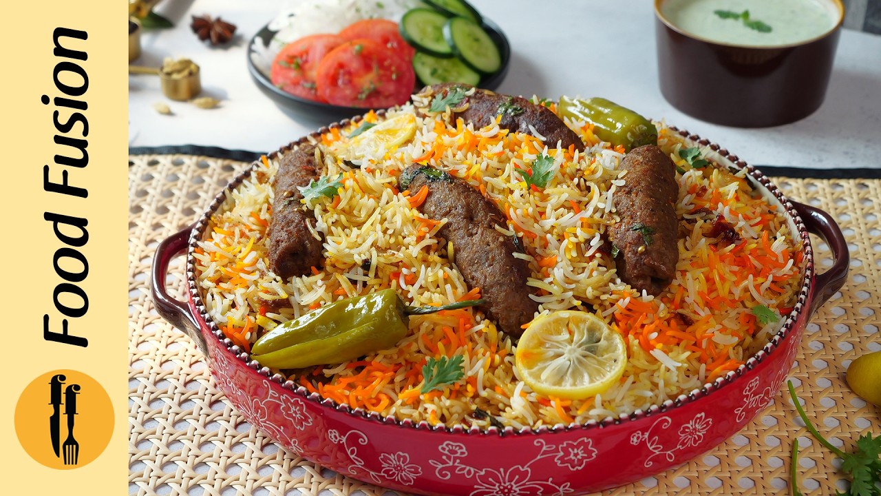 Smokey Seekh Kabab Biryani Ramadan Special Recipe By Food Fusion