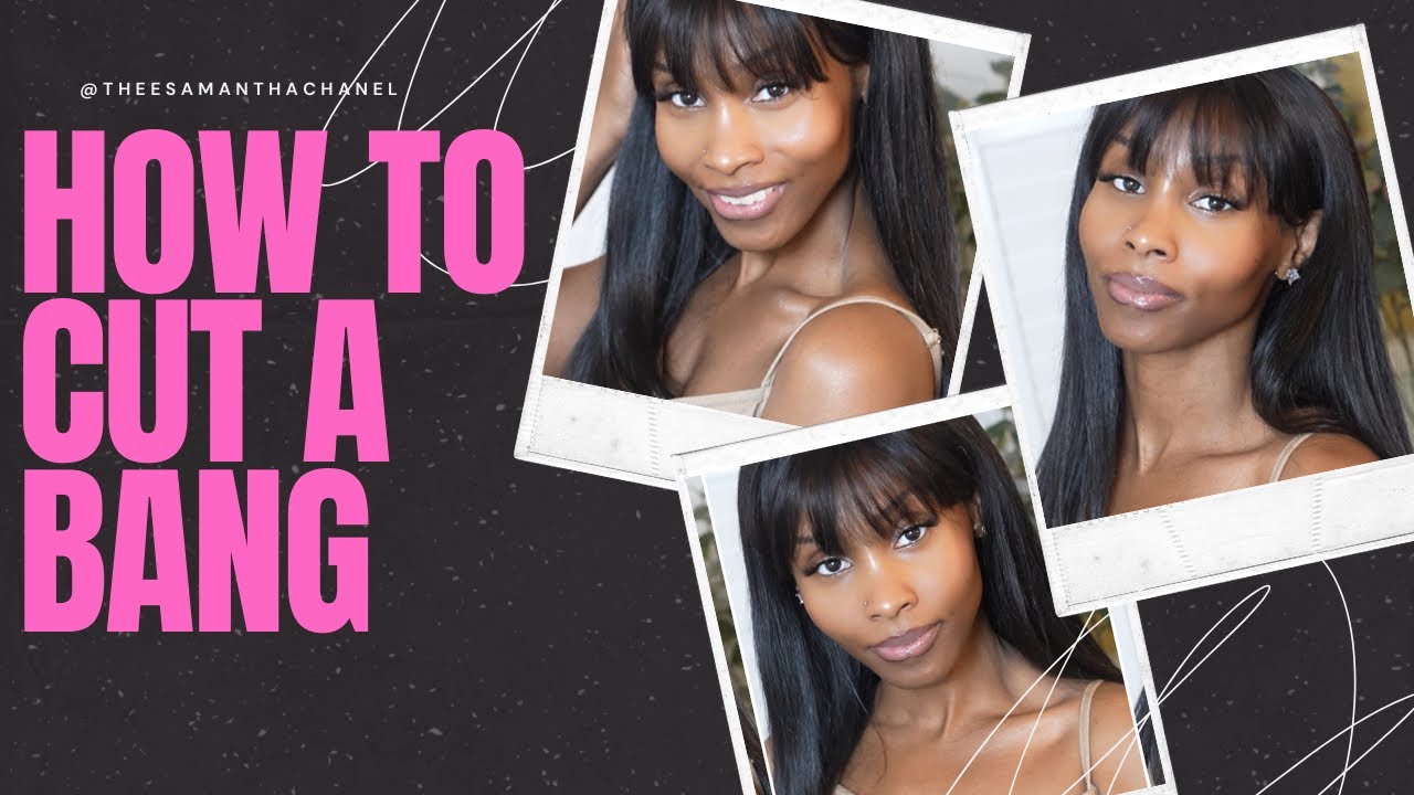 How to cut a bang! : Easy Hair tutorial for beginners #Hair #Haircut #Bang