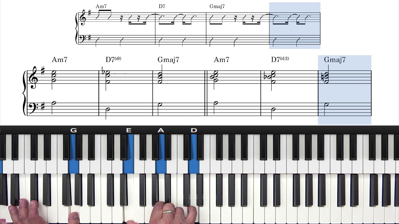 Bossa Nova Piano Lesson For Beginners