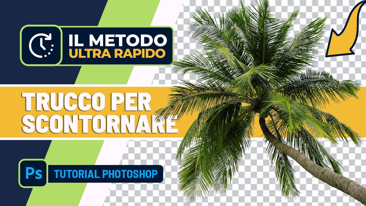 SCONTORNARE con PHOTOSHOP: metodo ultra rapido