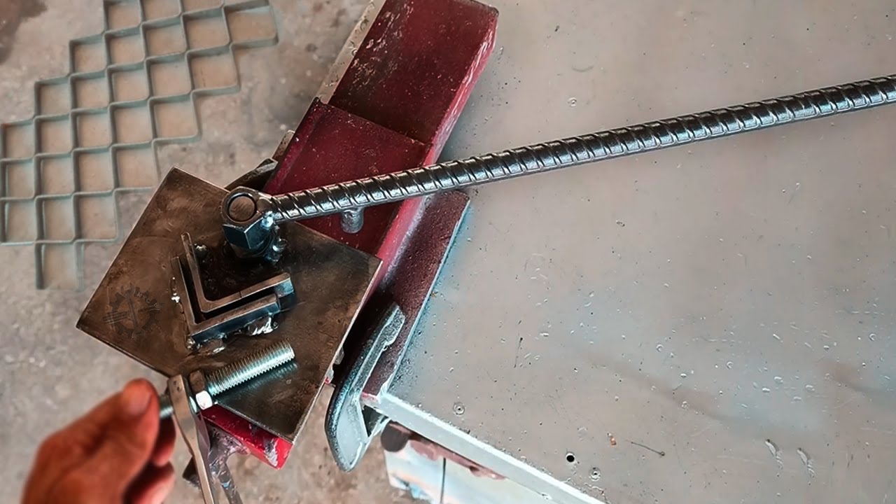 Dobladora de malla de acero casera | Mechtrick