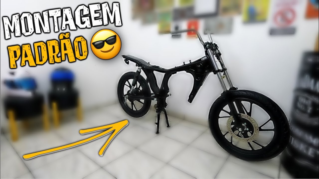 PARTE 1 DA MONTAGEM! DEU RUIM A MOTO CAIU...