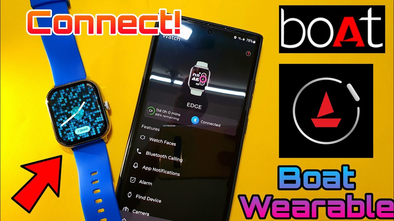 How To Connect With Boat Wearables App | Connect Smartwatch With Boat Wearables App | Boat Wearable