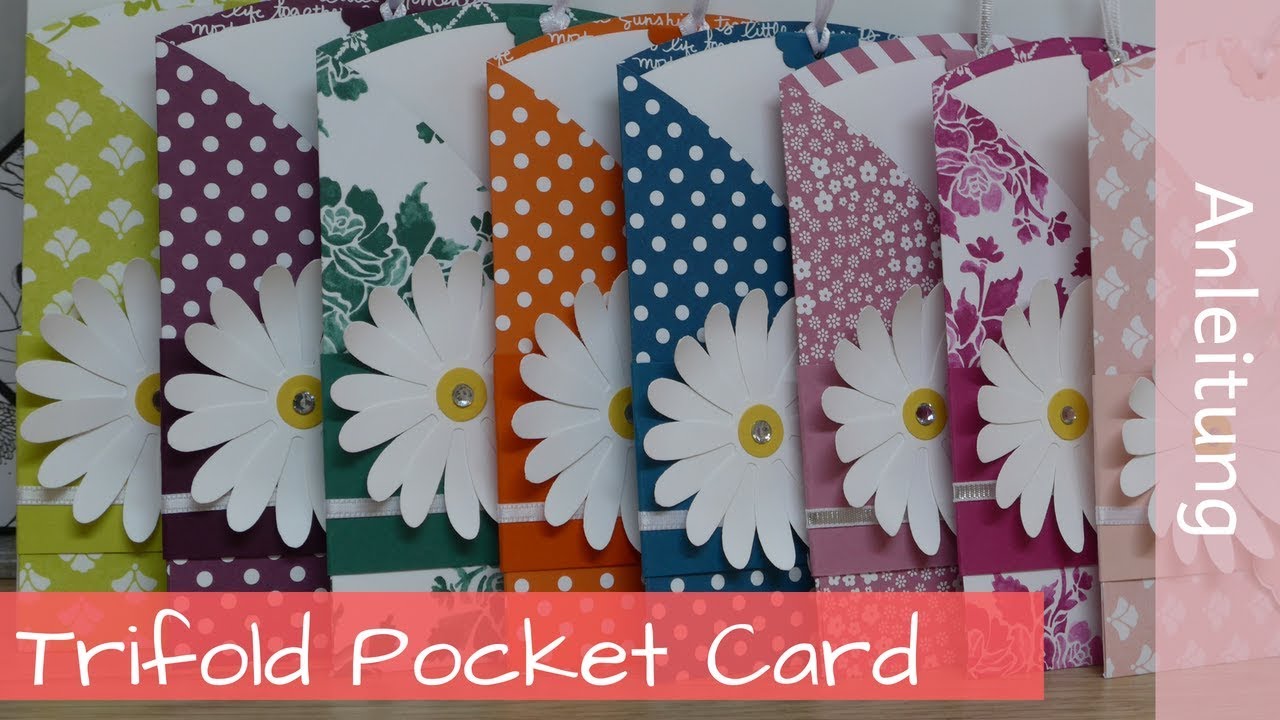 Trifold Pocket Card - Tutorial - Stampin' Up! Demonstratorin - YouTube