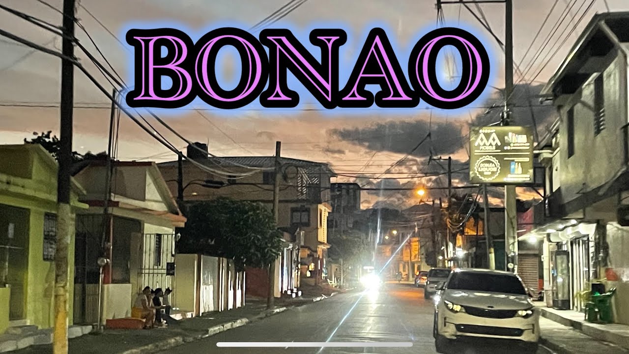 Recorrido Bonao Recorrido Por El Pueblo De Atardecer A anochecer #bonao #mitierrard #recorridobonao