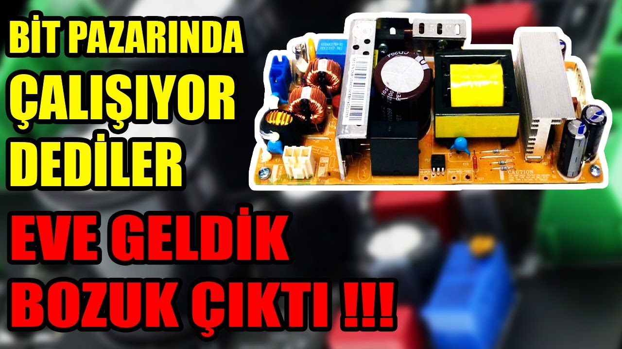 BİT PAZARINDA ÇALIŞIYOR DEDİLER EVE GELDİK BOZUK ÇIKTI!
