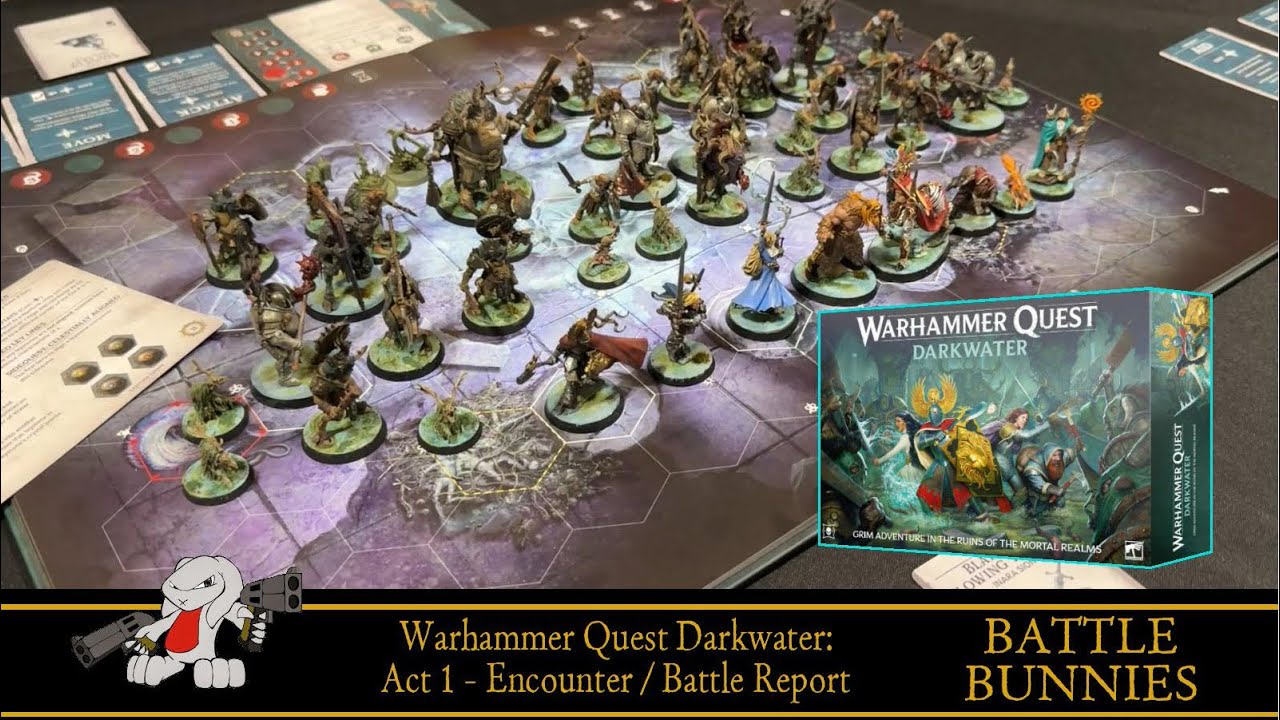 Warhammer Quest Darkwater Battle report Act 1 Encounter