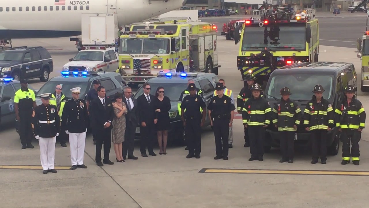 Fallen Marine lands in Boston 9/14/17