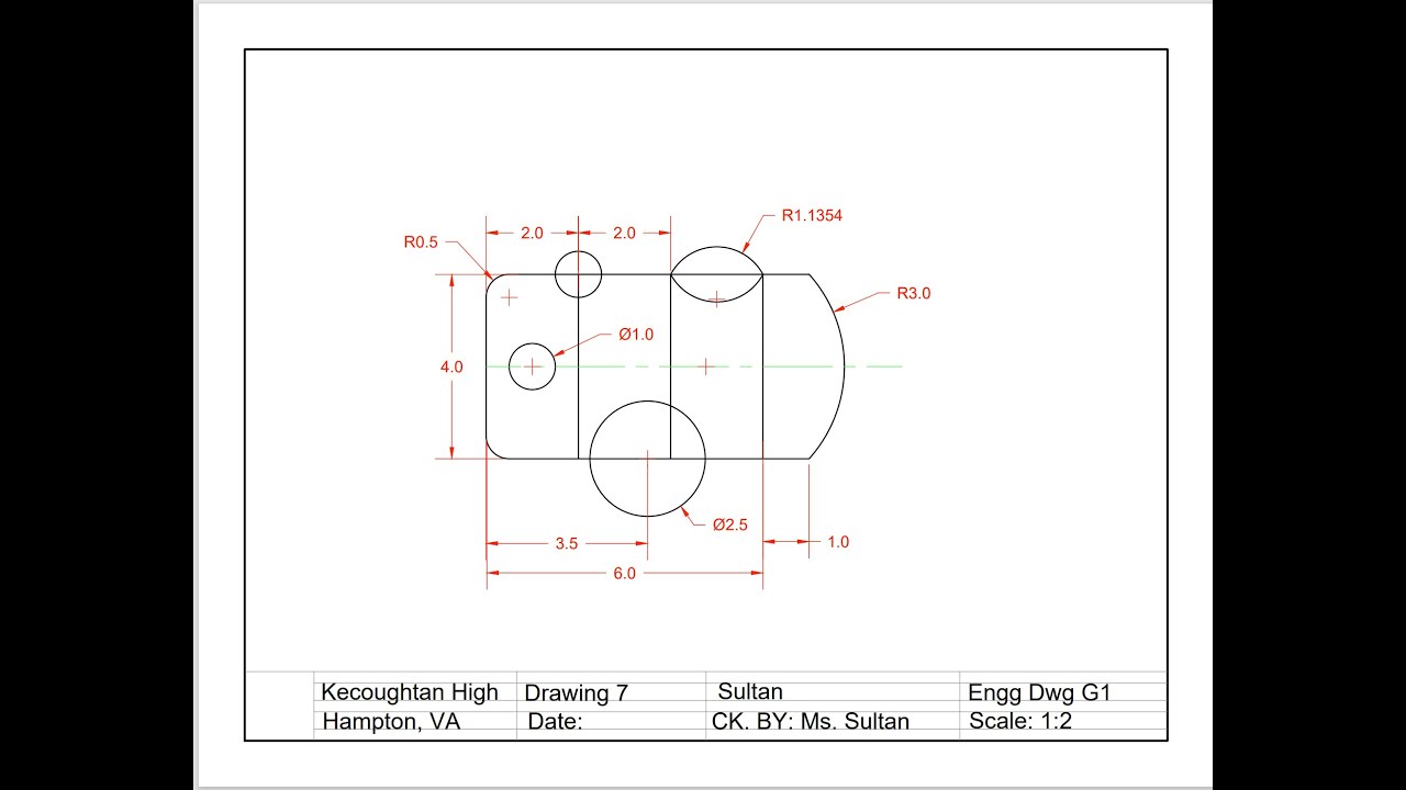 AutoCAD drawing 7